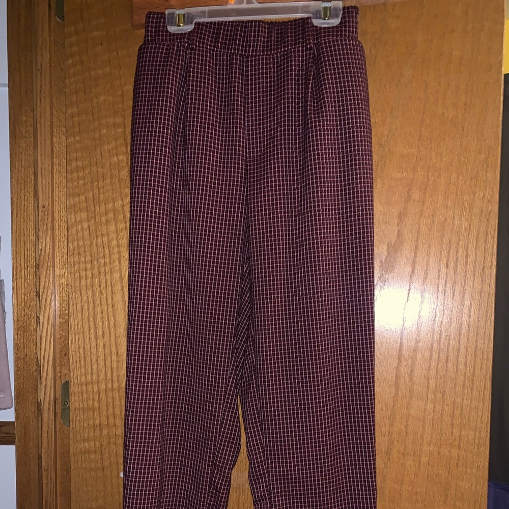 Pink and Purple Plaid Pants 💜